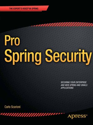 cover image of Pro Spring Security